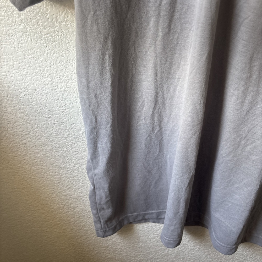 Adidas T-Shirt Mens Size XL Gray 3-Stripe Short Sleeve - Picture 7 of 16